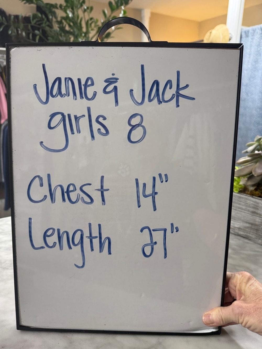 Janie and Jack Pink White Jacquard Shift Dress with Ruffle Sleeve Size 8 - Picture 6 of 10